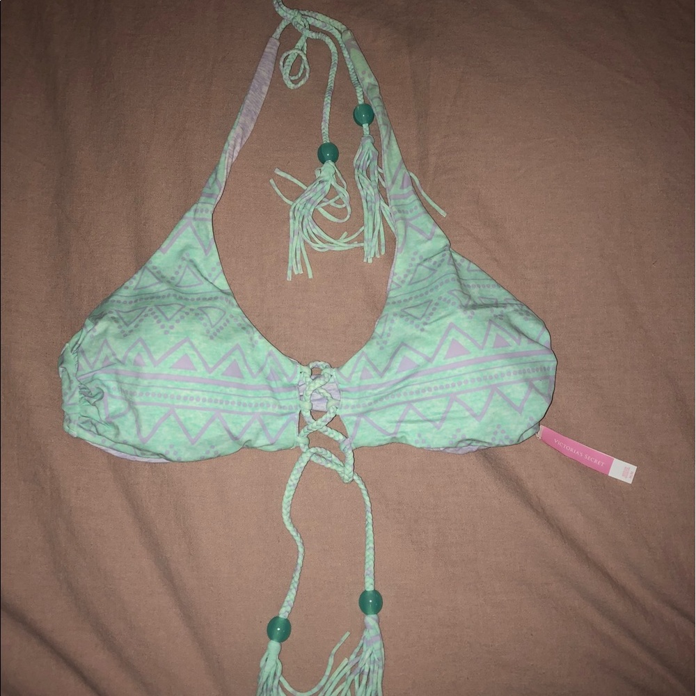 Victoria’s Secret Reversible halter bikini top